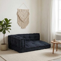 Coussin de canapé sur palette 3 pcs Anthracite 120 x 80 x 38 cm 535758535758