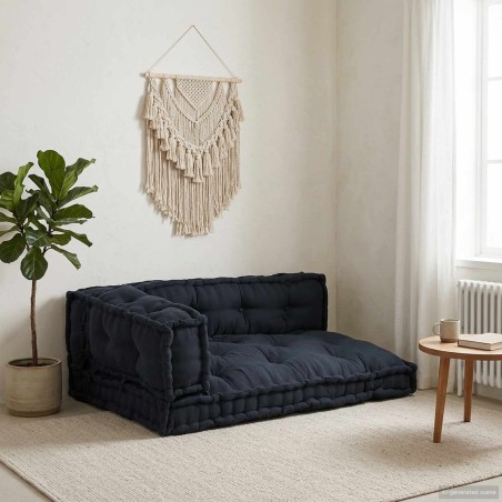 Coussin de canapé sur palette 3 pcs Anthracite 120 x 80 x 38 cm 535758535758