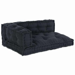 Coussin de canapé sur palette 3 pcs Anthracite 120 x 80 x 38 cm 535758535758