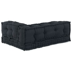 Coussin de canapé sur palette 3 pcs Anthracite 120 x 80 x 38 cm 535758535758