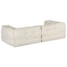Canapé modulaire 2 places crème 140x70x36 tissu 535760535760