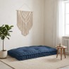 Coussin de canapé sur palette Indigo 120 x 80 x 12 cm Tissu 535763535763
