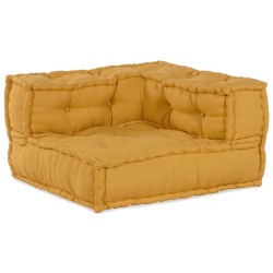 Canapé modulaire jaune 70x70x54 tissu 535764535764