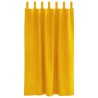 Rideaux occultants 2 pcs Jaune moutarde 140 x 175 cm Velours 535766535766