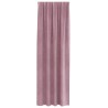 Rideaux occultants 2 pcs Rose foncé 140 x 260 cm Velours 535767535767