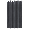 Rideaux occultants 2 pcs Gris clair 140 x 140 cm Velours 535769535769