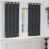 Rideaux occultants 2 pcs Gris clair 140 x 175 cm Velours 535770535770
