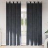 Rideaux occultants 2 pcs Gris clair 140 x 225 cm Velours 535771535771