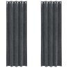 Rideaux occultants 2 pcs Gris clair 140 x 225 cm Velours 535771535771