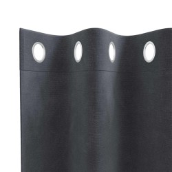 Rideaux occultants 2 pcs Gris clair 140 x 225 cm Velours 535771535771