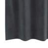 Rideaux occultants 2 pcs Gris clair 140 x 225 cm Velours 535771535771