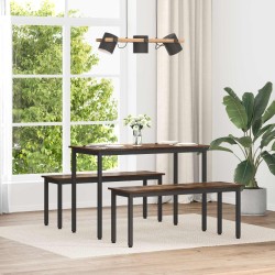 banc Chêne Fumé 110 x 35 x 45 cm Bois d'ingénierie 535772535772