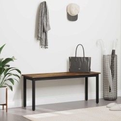 banc Chêne Fumé 110 x 35 x 45 cm Bois d'ingénierie 535772535772