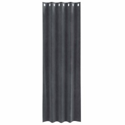 Rideaux occultants 2 pcs Gris clair 140 x 260 cm Velours 535774535774