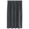 Rideaux occultants 2 pcs Gris clair 140 x 140 cm Velours 535775535775