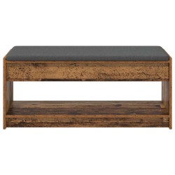 Banc d'entrée avec coussin Bois ancien 103 x 38 x 45 cm 535778535778