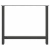 Pieds de table à manger Anthracite 2 pièces 90 x (72-73) cm Acier 535782535782