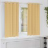 Rideaux occultants avec anneaux 2 pcs Beige 175 x 140 cm 535785535785