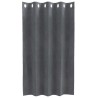 Rideaux occultants 2 pcs Gris clair 140 x 140 cm Velours 535786535786