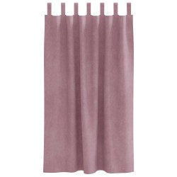 Rideaux occultants 2 pcs Rose foncé 140 x 175 cm Velours 535788535788