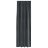 Rideaux occultants 2 pcs Gris clair 140 x 225 cm Velours 535789535789