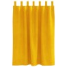 Rideaux occultants 2 pcs Jaune moutarde 140 x 140 cm Velours 535790535790