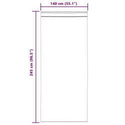 Rideaux occultants 2 pcs Gris clair 140 x 245 cm Velours 535800535800