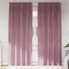Rideaux occultants 2 pcs Rose foncé 140 x 225 cm Velours 535801535801
