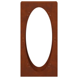 Étagère à bois 50x23x100 cm acier résistant aux intempéries 535805535805