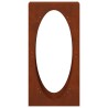 Étagère à bois 50x23x100 cm acier résistant aux intempéries 535805535805