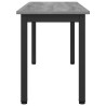 banc Gris Sonoma 110 x 35 x 45 cm Bois d'ingénierie 535812535812