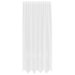 Rideau en Dentelle avec des rideaux Blanc 220x150cm Polyester 535815535815