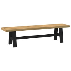 Banc à manger NOAIN pieds en forme de A 180x40x45 cm massif pin 535879535879