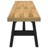 Banc à manger NOAIN pieds en forme de A 180x40x45 cm massif pin 535879535879