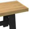Banc à manger NOAIN pieds en forme de A 180x40x45 cm massif pin 535879535879