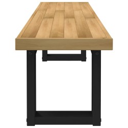 Banc à manger NOAIN pieds en forme de U 180x40x45 cm massif pin 535880535880