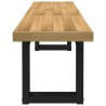 Banc à manger NOAIN pieds en forme de U 180x40x45 cm massif pin 535880535880