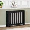 Cache-radiateur noir 104x20x82 cm bois d'ingénierie 535890535890