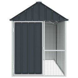 Cage pour oiseaux Anthracite 215 x 112 x 141 cm Acier galvanisé 535891535891