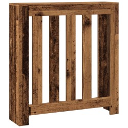 Cache-radiateur vieux bois 78x20x82 cm bois d'ingénierie 535893535893