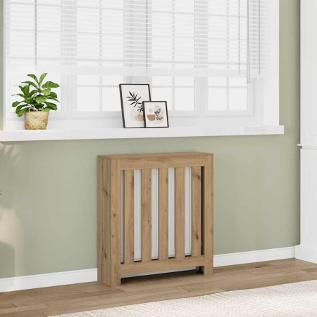 Cache-radiateur chêne artisanal 78x20x82 cm bois d'ingénierie 535895535895
