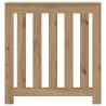 Cache-radiateur chêne artisanal 78x20x82 cm bois d'ingénierie 535895535895