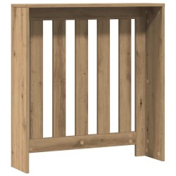 Cache-radiateur chêne artisanal 78x20x82 cm bois d'ingénierie 535895535895