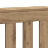 Cache-radiateur chêne artisanal 78x20x82 cm bois d'ingénierie 535895535895