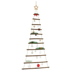 Sapin de Noël suspendu avec étoile supérieure 74 x 150 cm Branche naturelle 535917535917