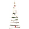 Sapin de Noël suspendu avec étoile supérieure 74 x 150 cm Branche naturelle 535917535917