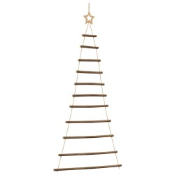 Sapin de Noël suspendu avec étoile supérieure 74 x 150 cm Branche naturelle 535917535917