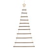 Sapin de Noël suspendu avec étoile supérieure 74 x 150 cm Branche naturelle 535917535917