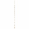 Sapin de Noël suspendu avec étoile supérieure 74 x 150 cm Branche naturelle 535917535917