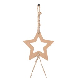 Sapin de Noël suspendu avec étoile supérieure 74 x 150 cm Branche naturelle 535917535917